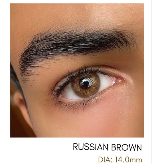 Lentes de Contacto Meetone Tono Russian Brown