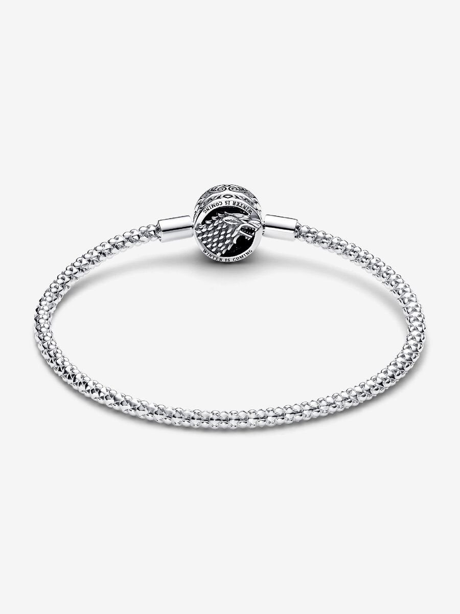 Pulsera Pandora Moments Cadena con Tachuelas con Cierre Casa Sigil de Juego de Tronos