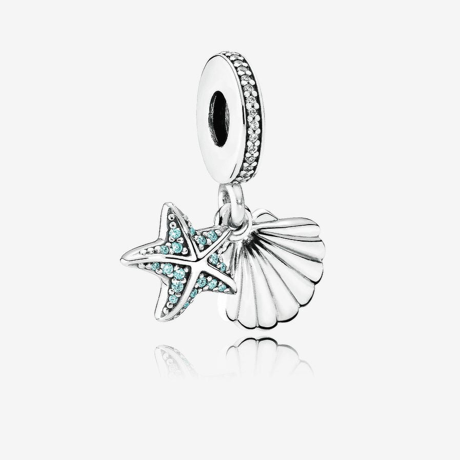 Charm Pandora Estrella de Mar Tropical y Concha