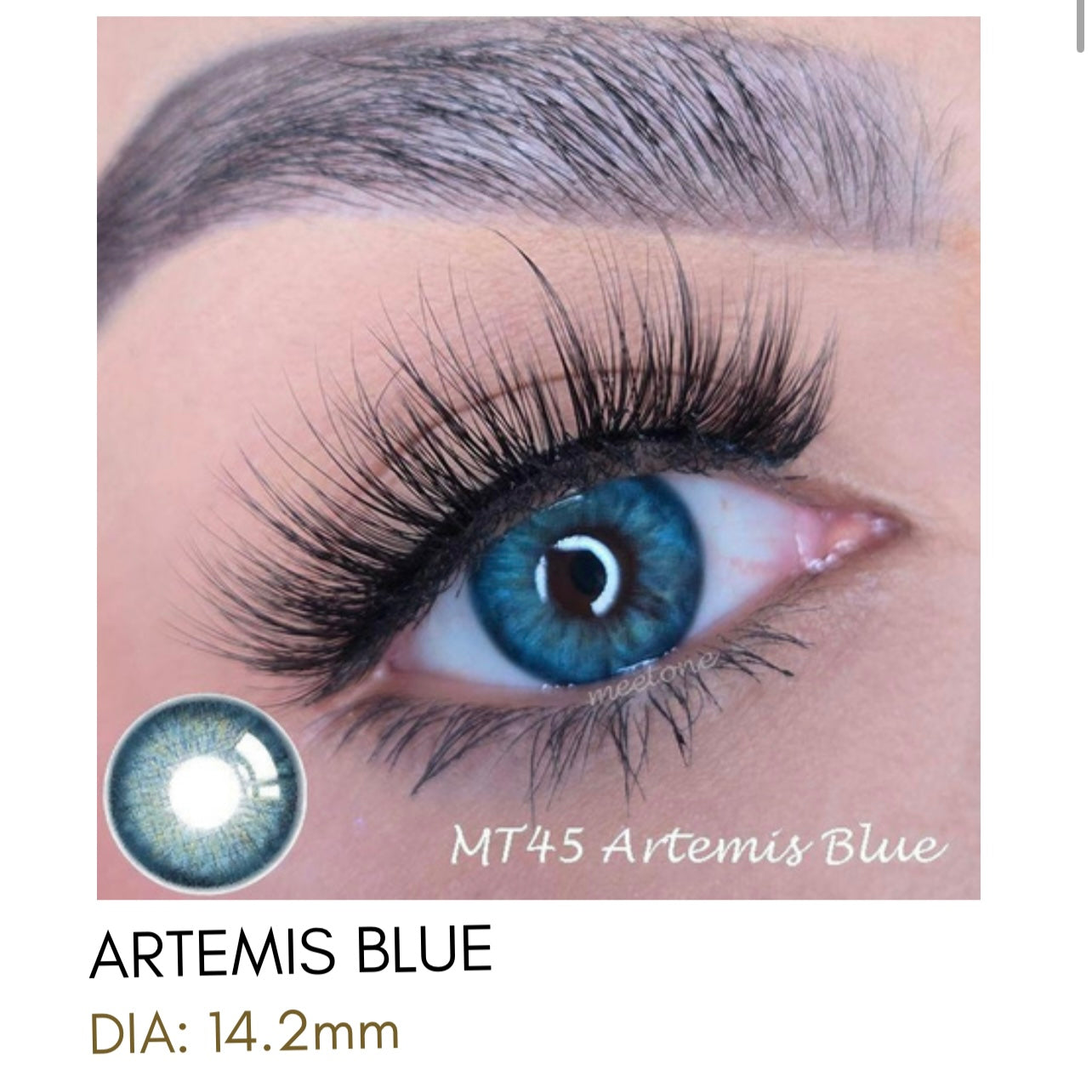 Lentes de Contacto Meetone Tono Artemis Blue