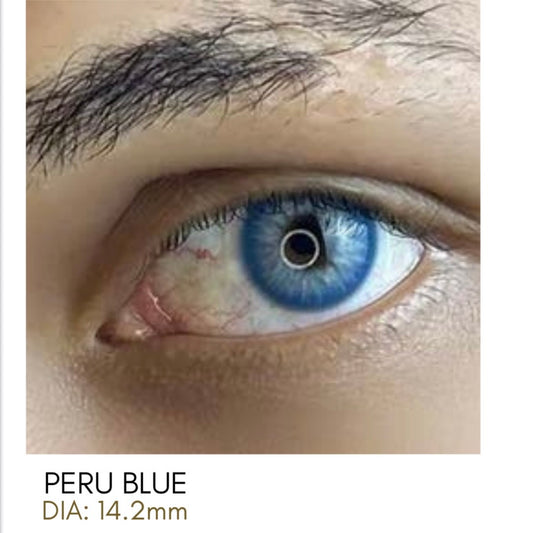 Lentes de Contacto Meetone Tono Perú Blue