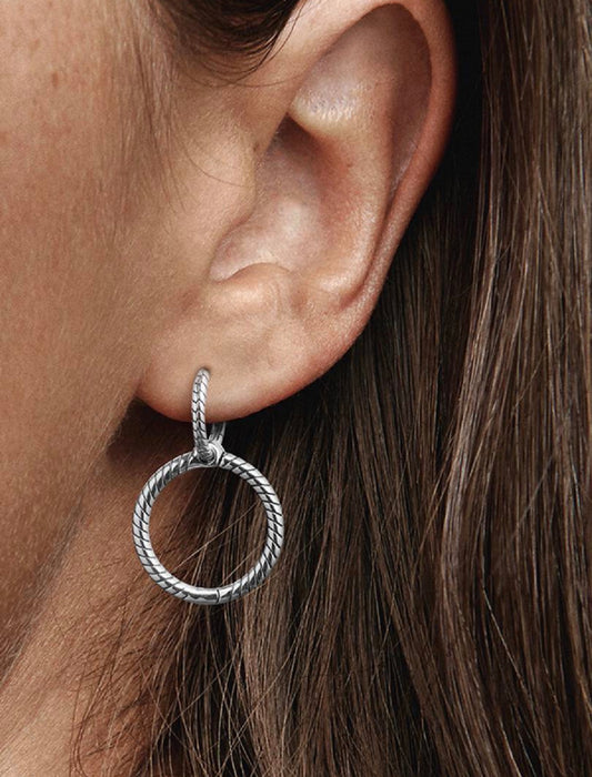 Argollas Pandora de doble aro Moments