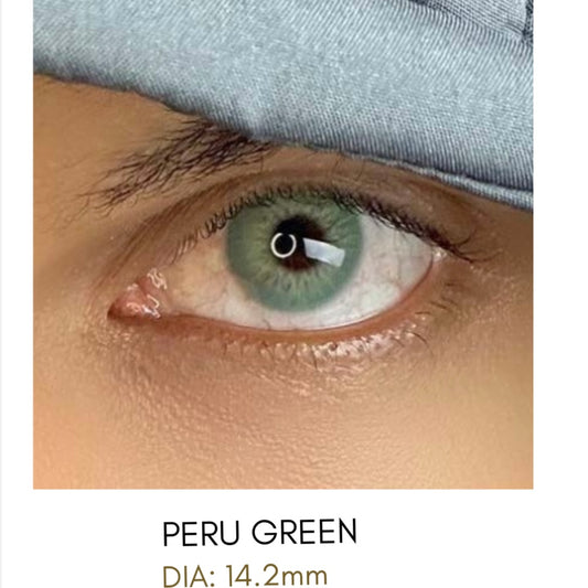 Lentes de Contacto Meetone Tono Perú Green