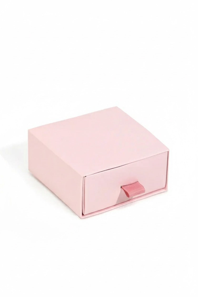 Caja Rosa Con Sticker Personalizable