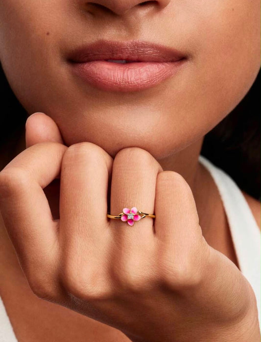 Anillo Pandora Flor de Moana de Disney