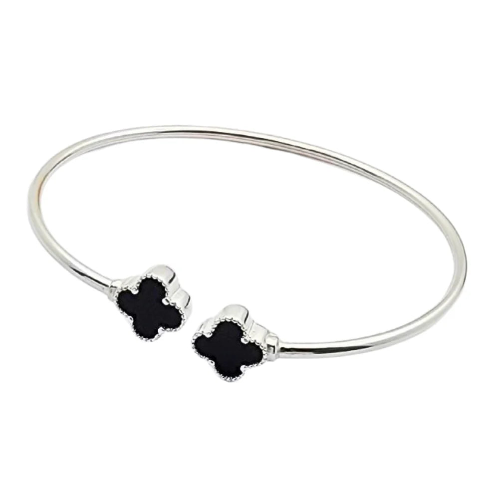 Brazalete Van Cleef Rígido Negro