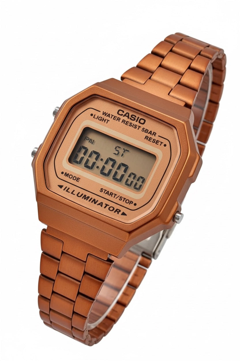 Reloj Casio Vintage Illuminator Cobre – Casa Di Prana