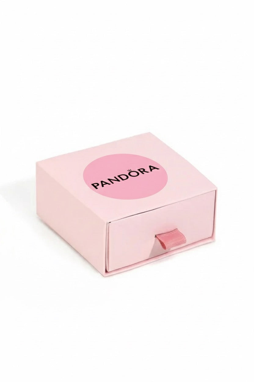 Caja Rosa Con Sticker Personalizable