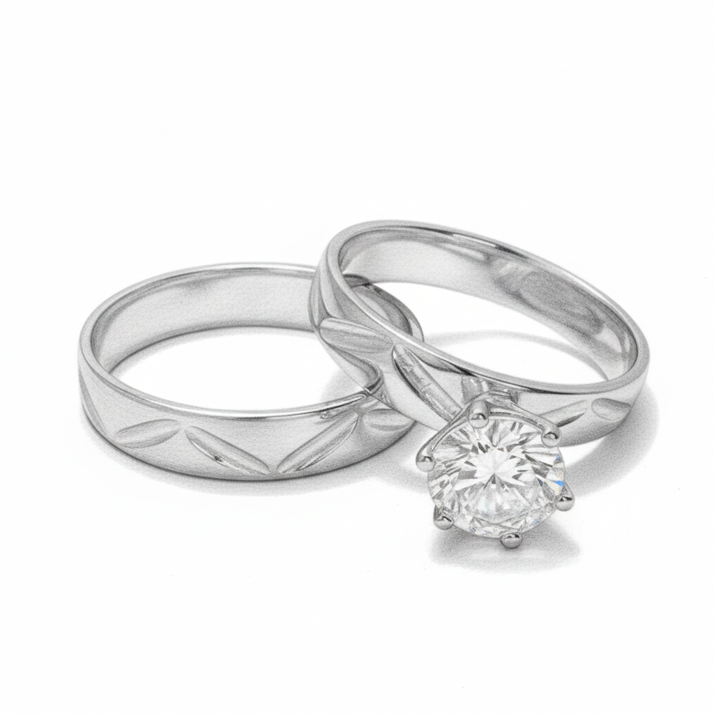 Anillo de Compromiso set de dama #20