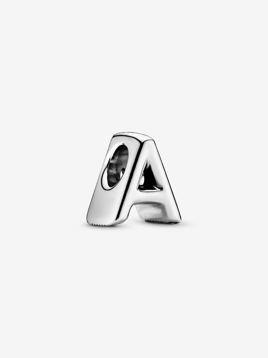 Charm Pandora Inicial De el Abecedario de A - Z Estilo Globo