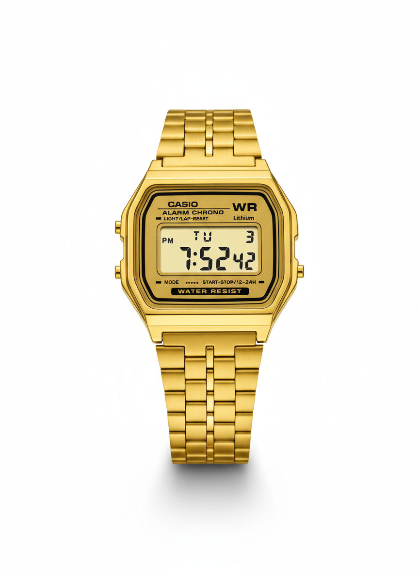 Reloj Casio Vintage Clásico Dorado
