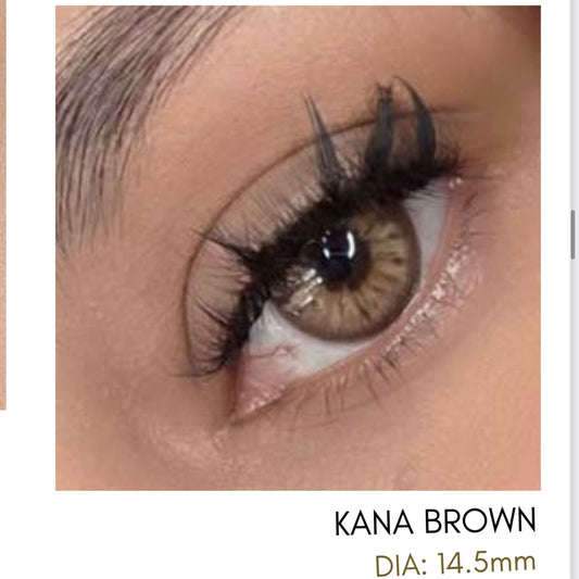 Lentes de Contacto Meetone Tono Kana Brown