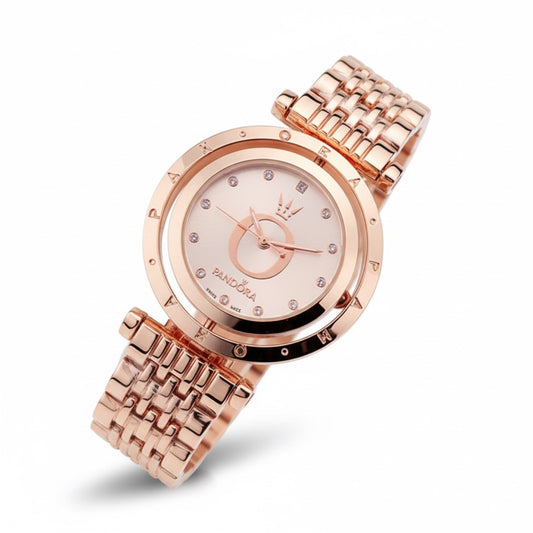 Reloj Pandora Centro Giratorio Rose Gold