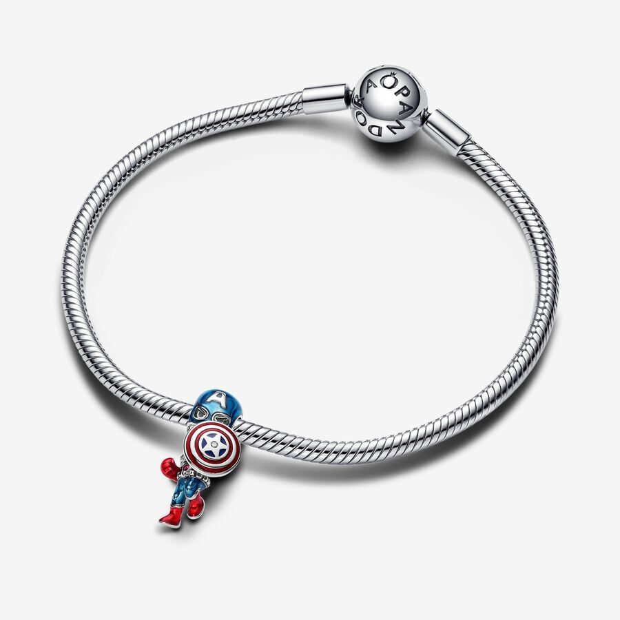 Charm Pandora Capitán América de Los Vengadores de Marvel
