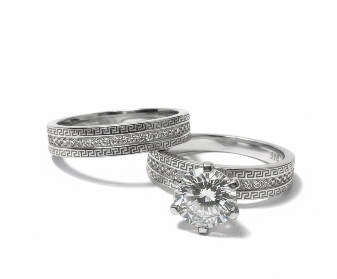 Anillo de Compromiso set de dama #25