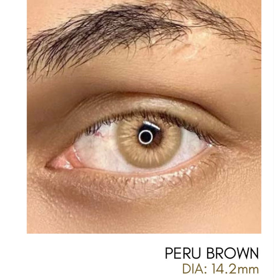 Lentes de Contacto Meetone Tono Perú Brown