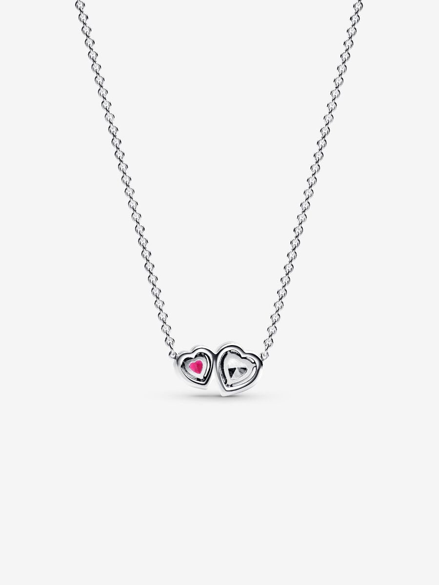 Collar Pandora Halo Corazones