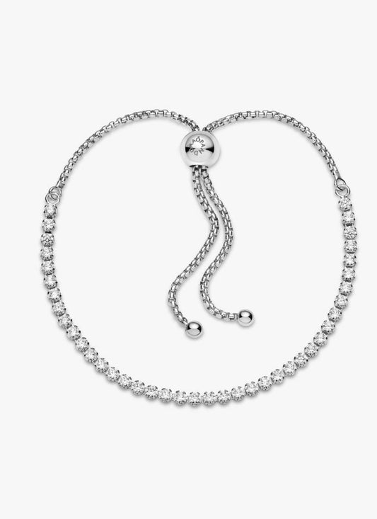 Brazalete Pandora De Tenis Deslizante Reluciente