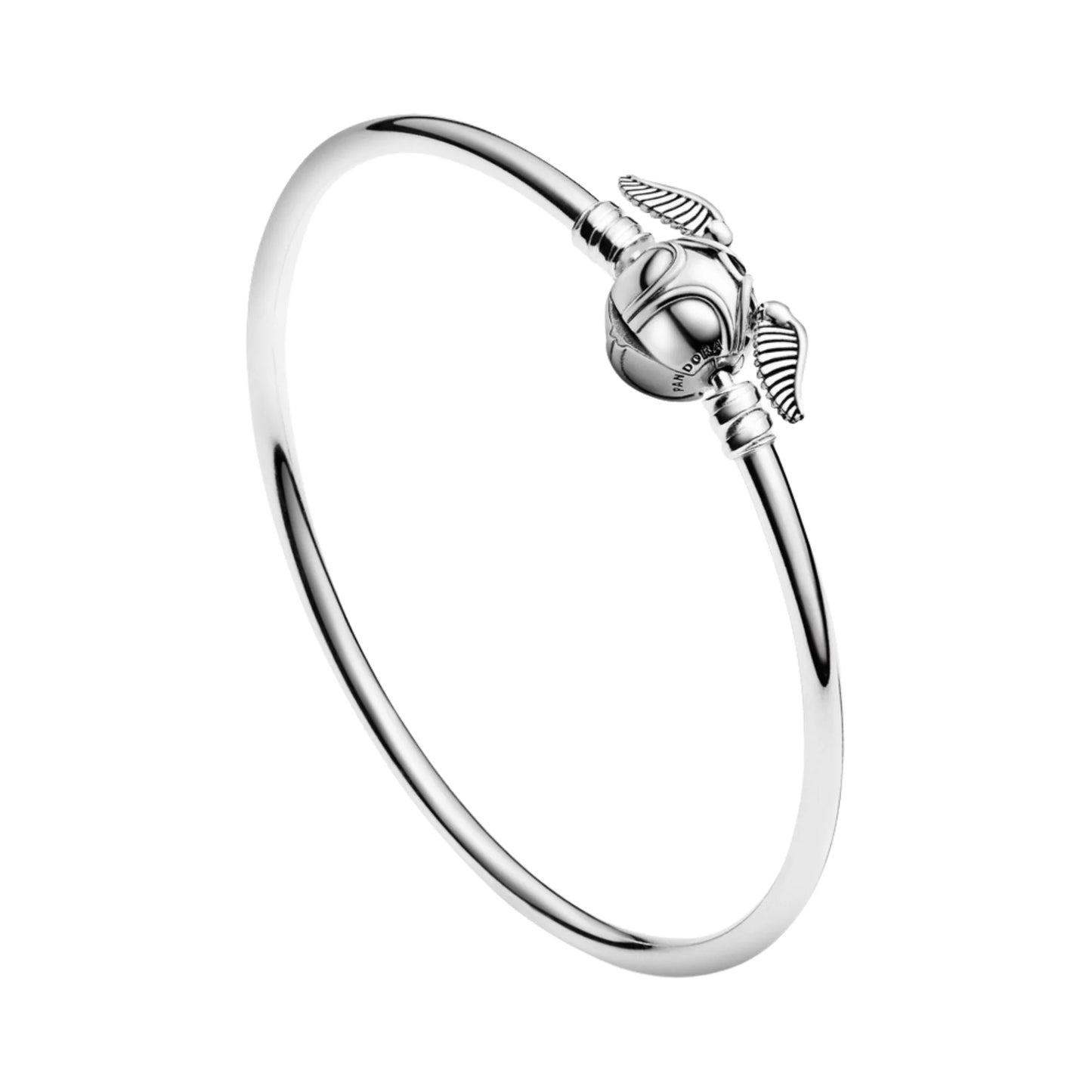 Pulsera Pandora Rígida Moments con Cierre Snitch Dorada Harry Potter