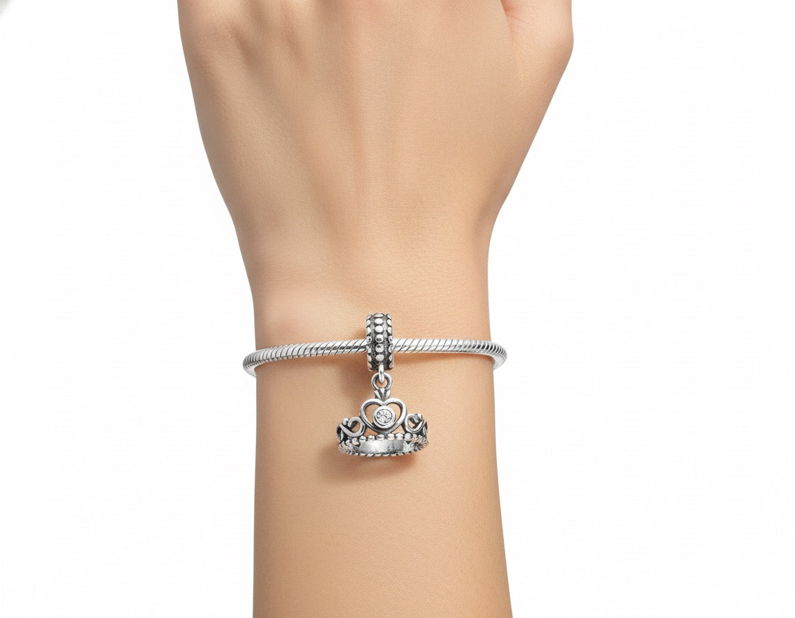 Charm Pandora Tiara Con brillo Colgante