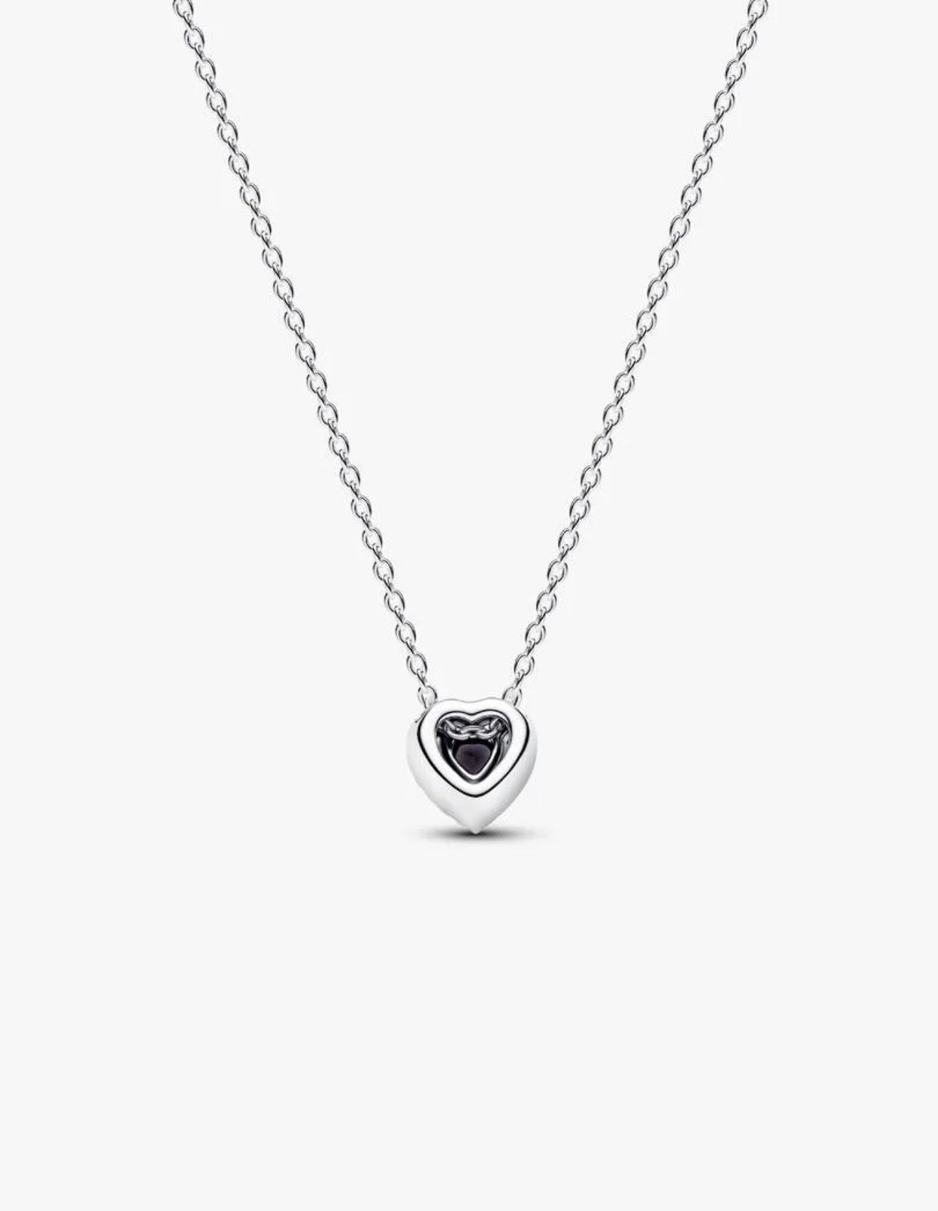 Collar Pandora Corazón Negro