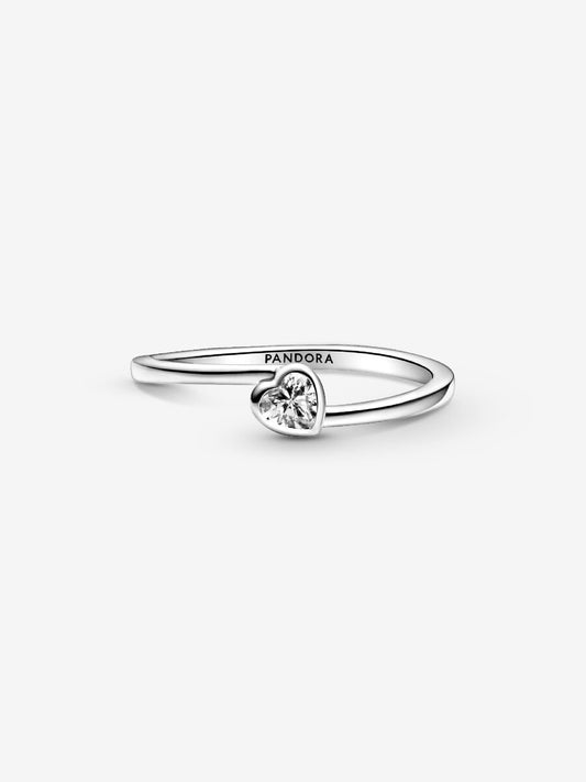 Anillo Pandora Corazón Solitario