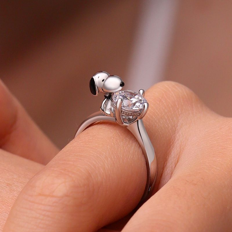 Anillo Pandora Snoopy 