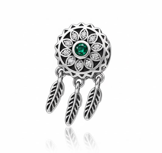 Charm Pandora Atrapasueños Punto Verde