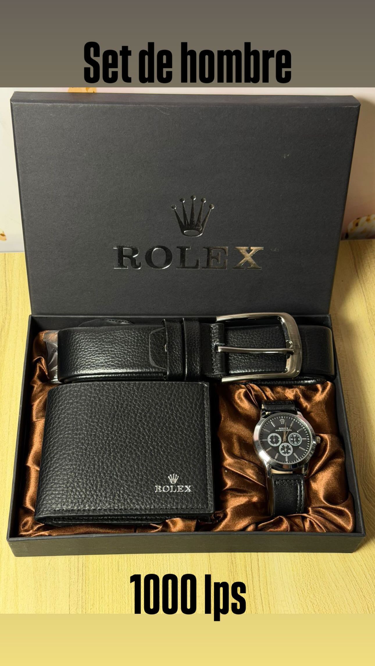Set Para Caballero Rolex De 3 Piezas