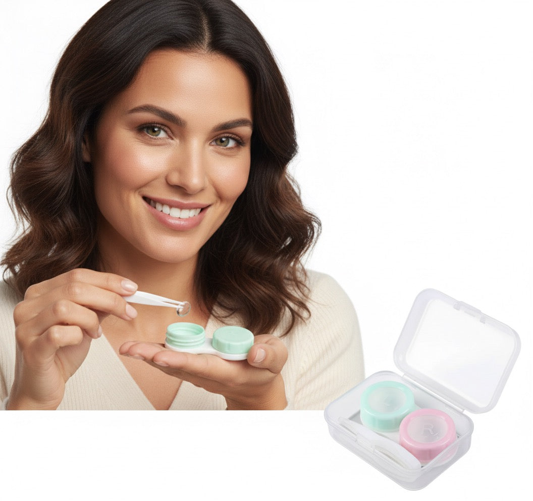 Kit De Estuche Para Lentes de Contacto