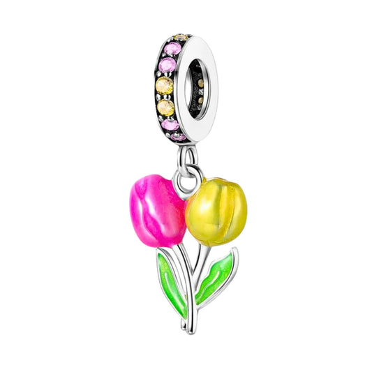Charm Pandora Colgante De Tulipán