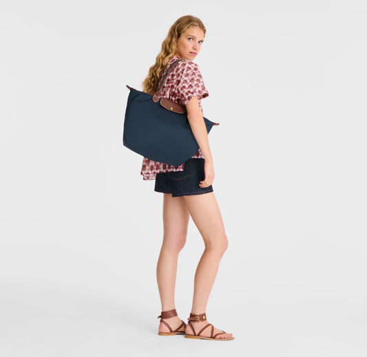 Cartera Longchamp Le Pliage L Azul