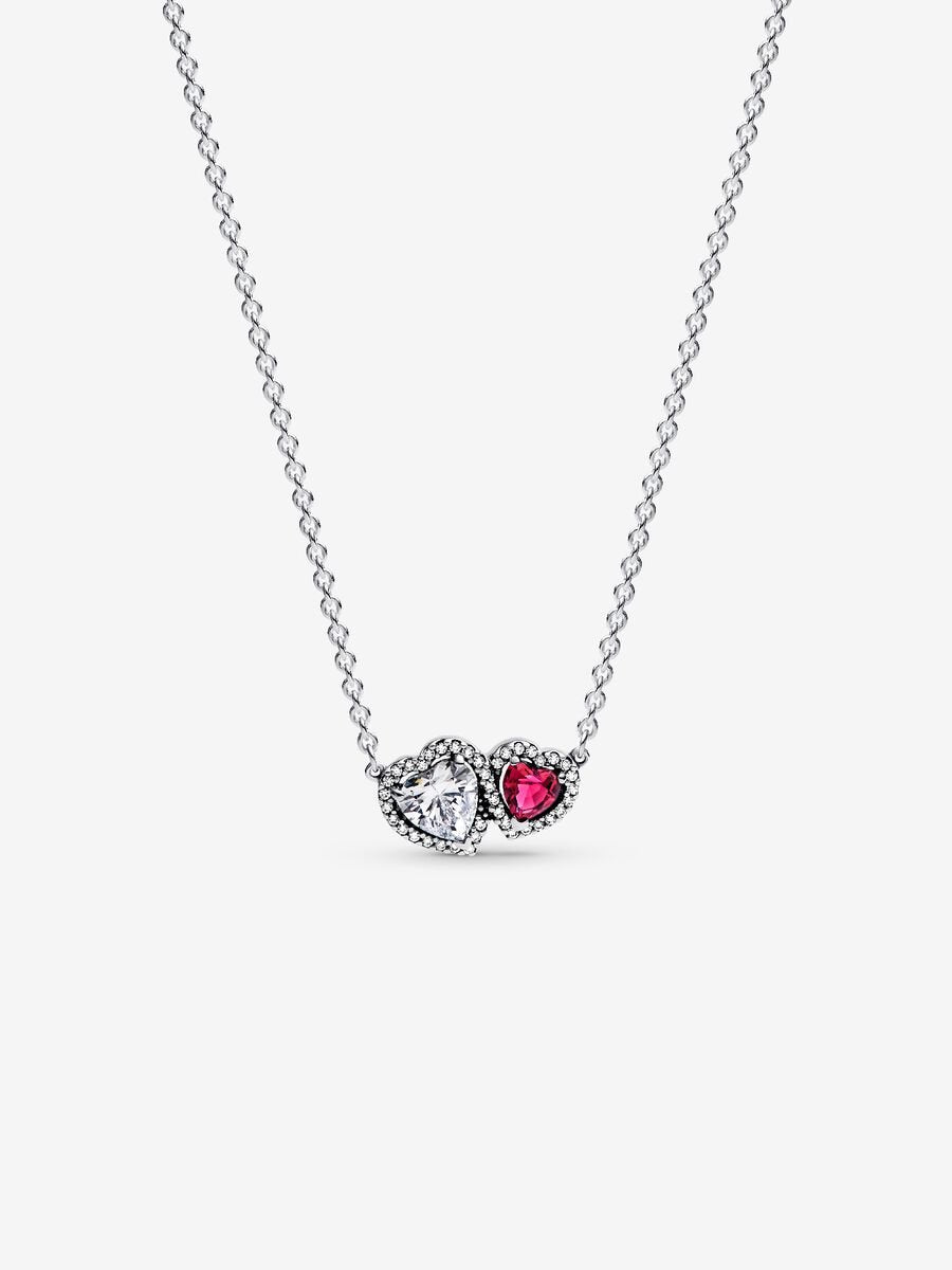 Collar Pandora Halo Corazones