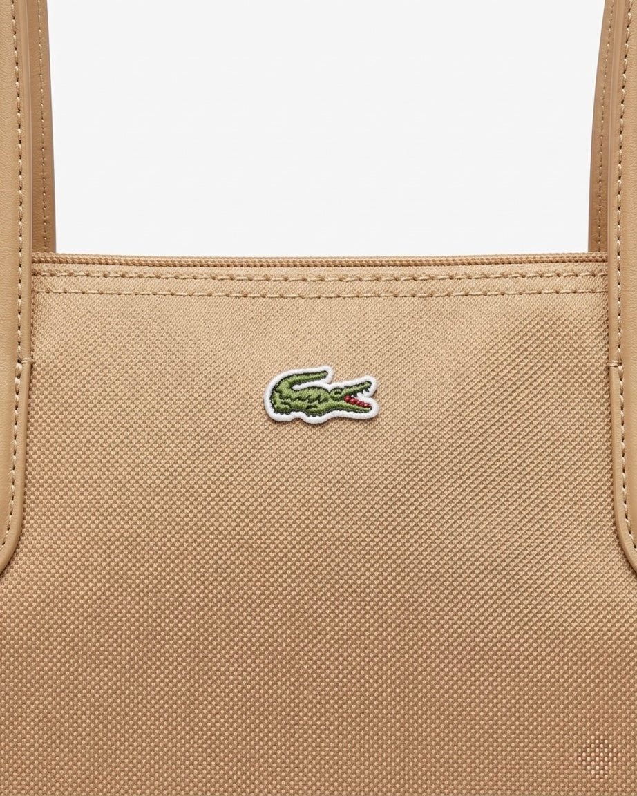 Cartera Lacoste tote grande L.12.12 Khaki