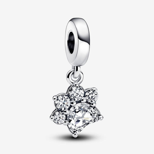 Charm Pandora Colgante Huella De Perro Brillante