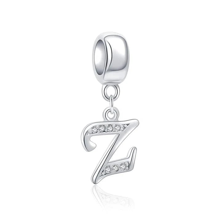 Charm Pandora Inicial Abecedario Cursiva Colgante De La A-Z