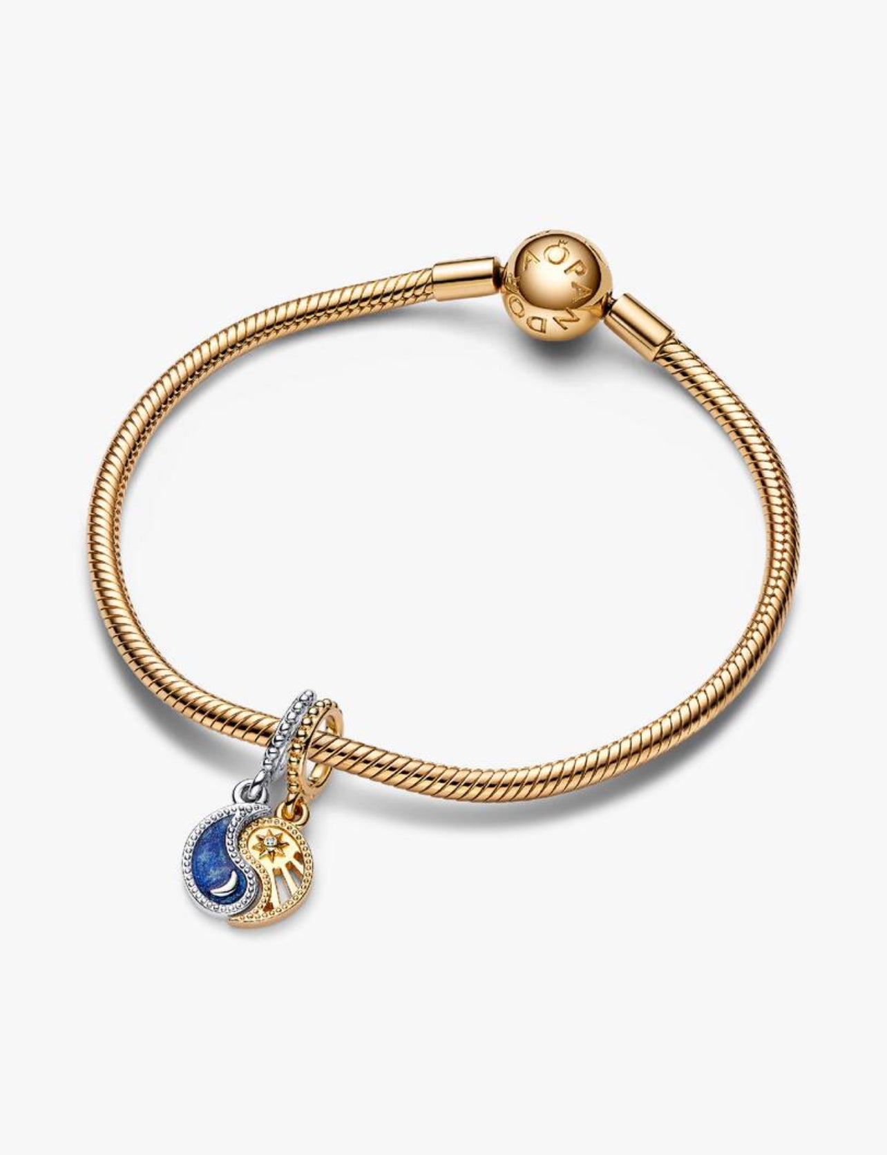 Charm Pandora Sol Y Luna (2 charms)