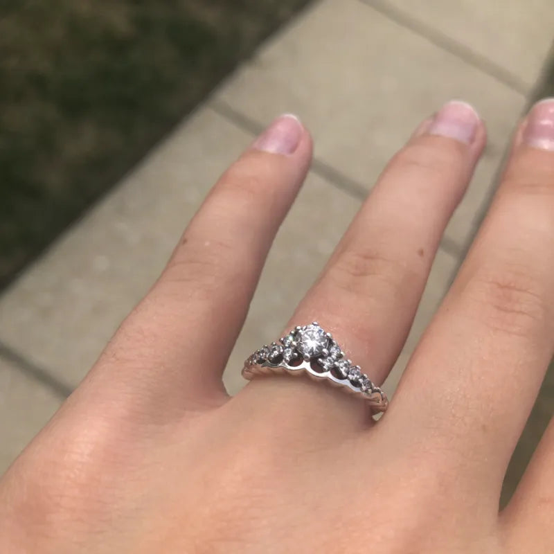 Anillo Pandora Tiara Remolino