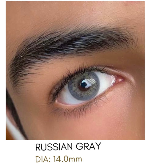 Lentes de Contacto Meetone Tono Russian Gray