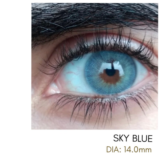 Lentes de Contacto Meetone Tono Sky Blue