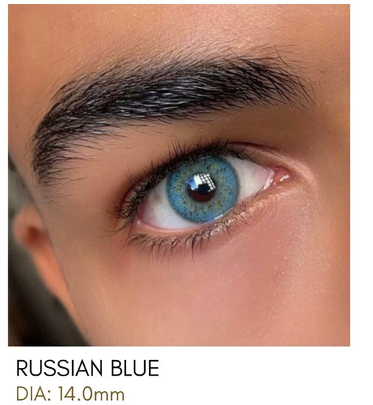 Lentes de Contacto Meetone Tono Russian Blue
