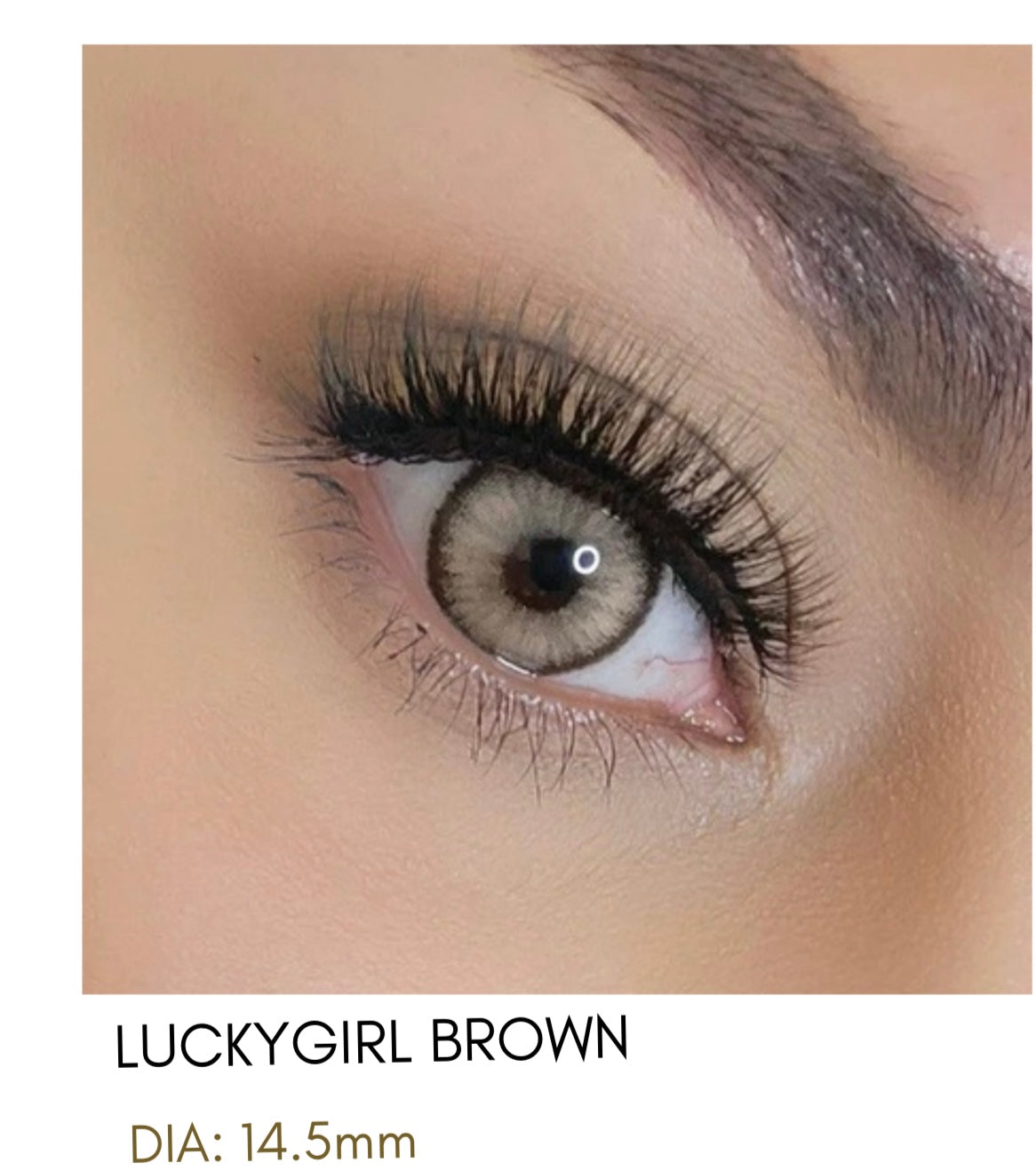 Lentes de Contacto Meetone Tono Luckygirl Brown