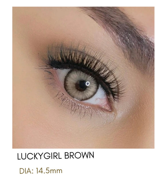 Lentes de Contacto Meetone Tono Luckygirl Brown