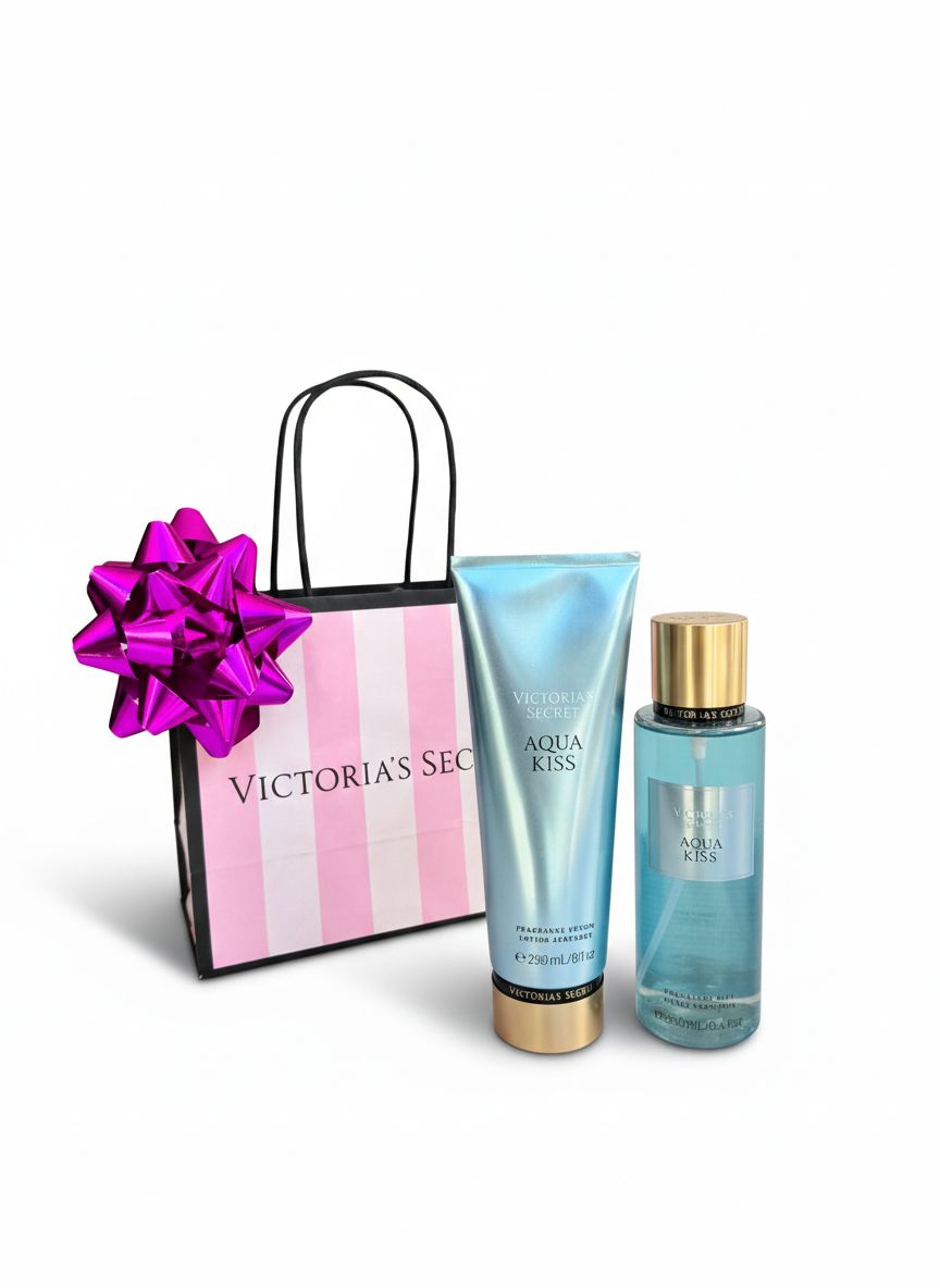 Set Aqua Kiss 250 ML Victoria’s Secret Original + Bolsa De Regalo