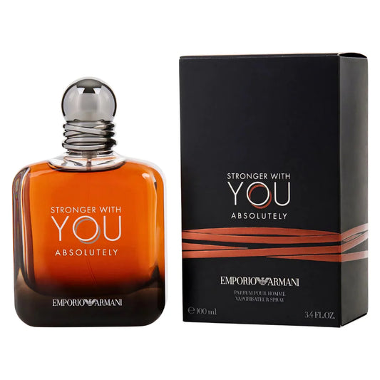 PERFUME GIORGIO ARMANI EMPORIO ARMANI STRONGER WITH ABSOLUTELY POUR HOMME PARFUM 100ML (H)