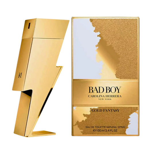 PERFUME CAROLINA HERRERA BAD BOY GOLD FANTASY EDT 100ML (H)