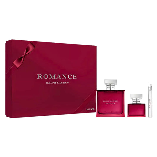 SET RALPH LAUREN ROMANCE INTENSE EDP 100ML, EDP 30ML, MINI EDP 10ML (M)