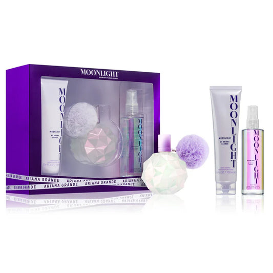 SET ARIANA GRANDE MOONLIGHT EDP 100ML, BOD MIST 118ML, BODY LOTION 100ML