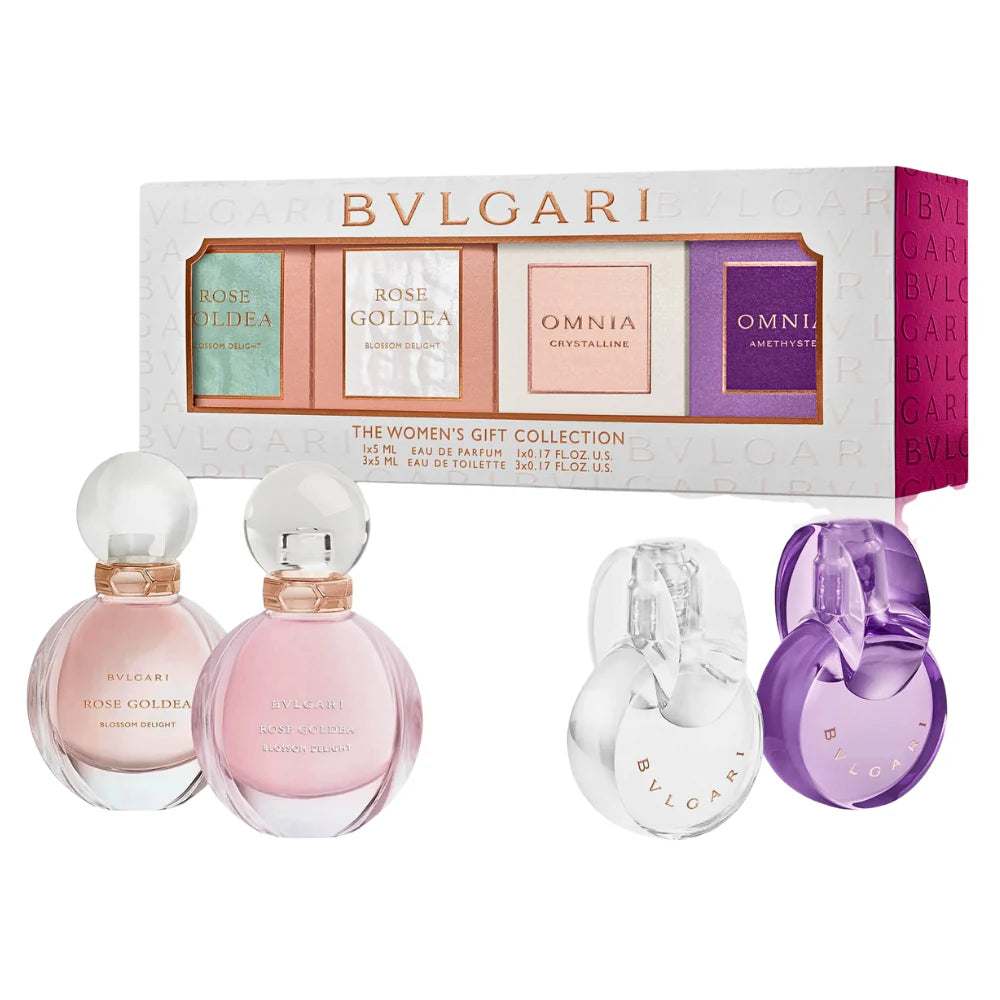 SET BVLGARI THE WOMENS GIFT COLLECTION EDT 5MLX3, EDP 5ML