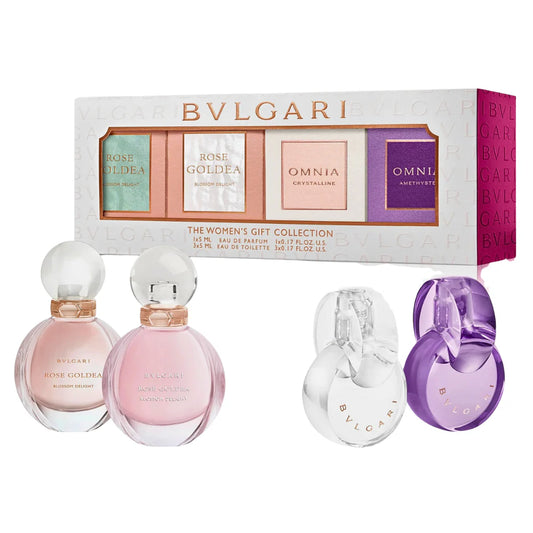 SET BVLGARI THE WOMENS GIFT COLLECTION EDT 5MLX3, EDP 5ML